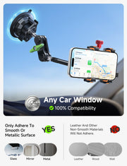 MAGIC JOHN 360° Rotating Suction Car Phone Mount