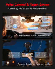 REDTIGER 4K STARVIS 2 Dash Cam Front & Rear with 5GHz WiFi