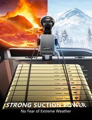 15W Wireless Car Charger Phone Mount with Auto-Clamping