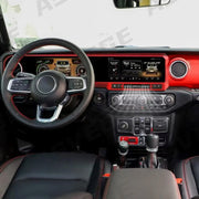 Dual-Screen Android Radio & Digital Instrument Cluster for Jeep Wrangler JL