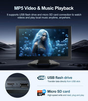 4-Channel 1080P Backup Camera System for RVs & Trucks