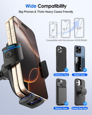 Pop-Tech Military-Grade Suction Car Phone Mount