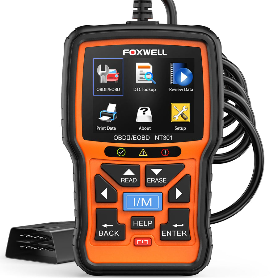 FOXWELL NT301 OBD2 Scanner with Live Data for Check Engine