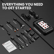 x4.5" Solar TPMS for RVs & Trailers with Flow-Through Sensors