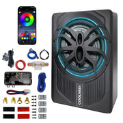 1600W 10" Under-Seat Subwoofer with Amplifier & LED Lighting