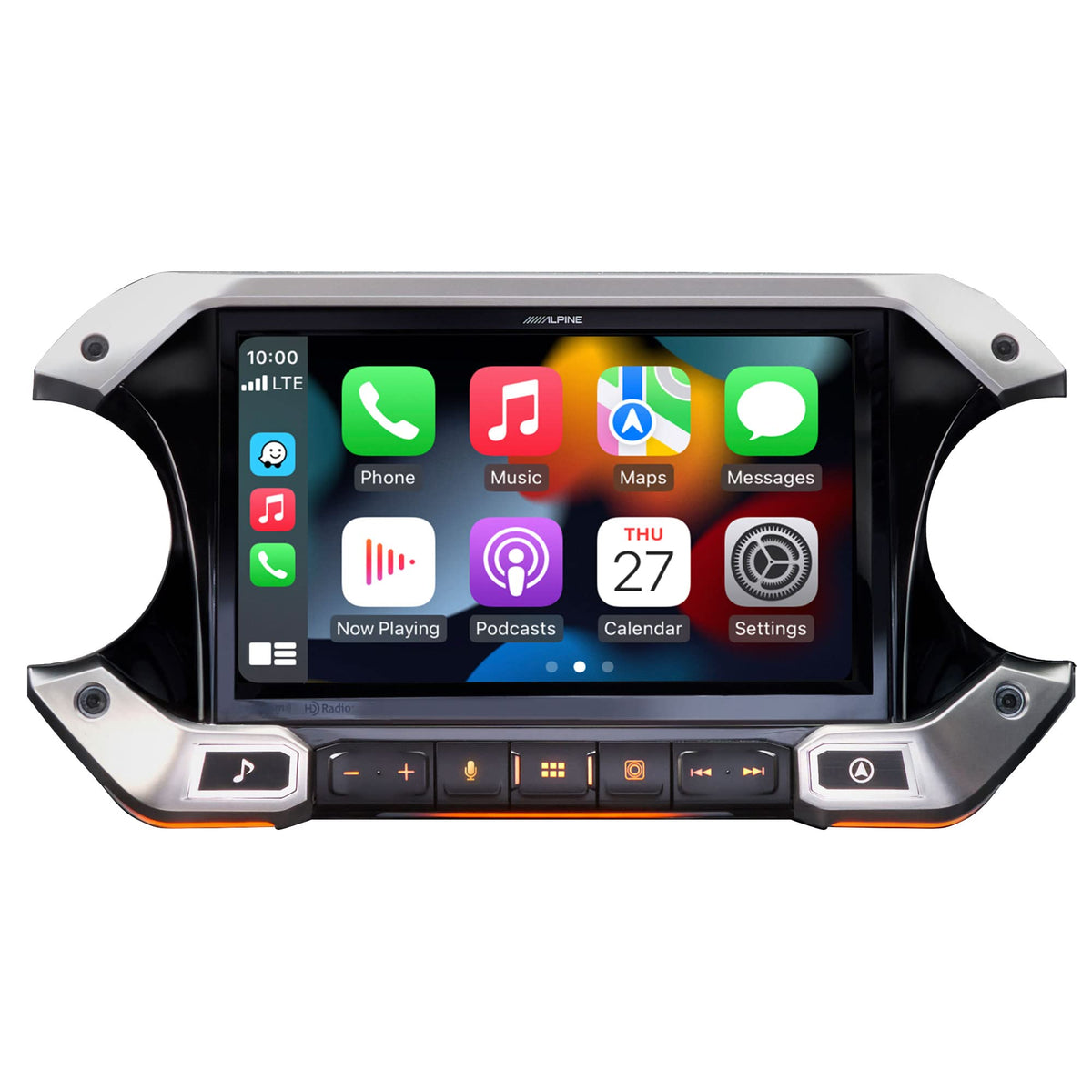 Alpine i509-WRA-JL Receiver with SPV-10TW-WRA Dash Cam Bundle