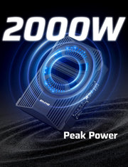 Ehaho 1000W Slim Underseat Powered Car Subwoofer