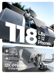 15W MagSafe Wireless Car Mount Charger for iPhone 16/15/14