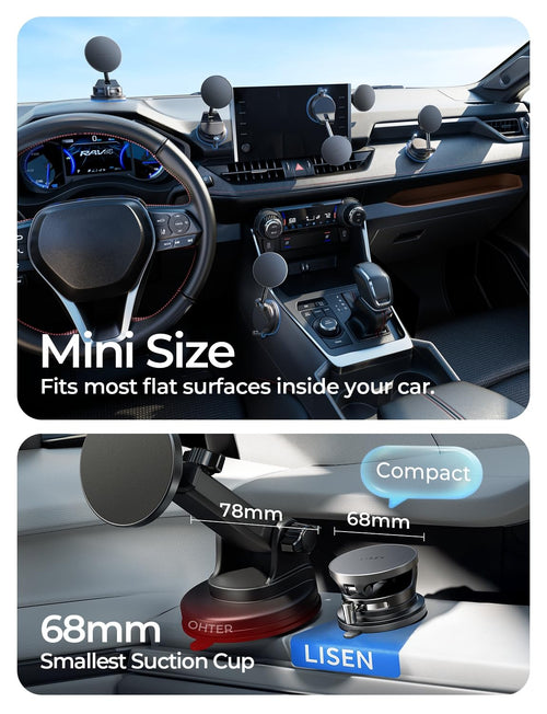 15W MagSafe Wireless Car Mount Charger for iPhone 16/15/14