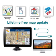 7-Inch GPS Navigator with 2026 Maps & Lifetime Updates