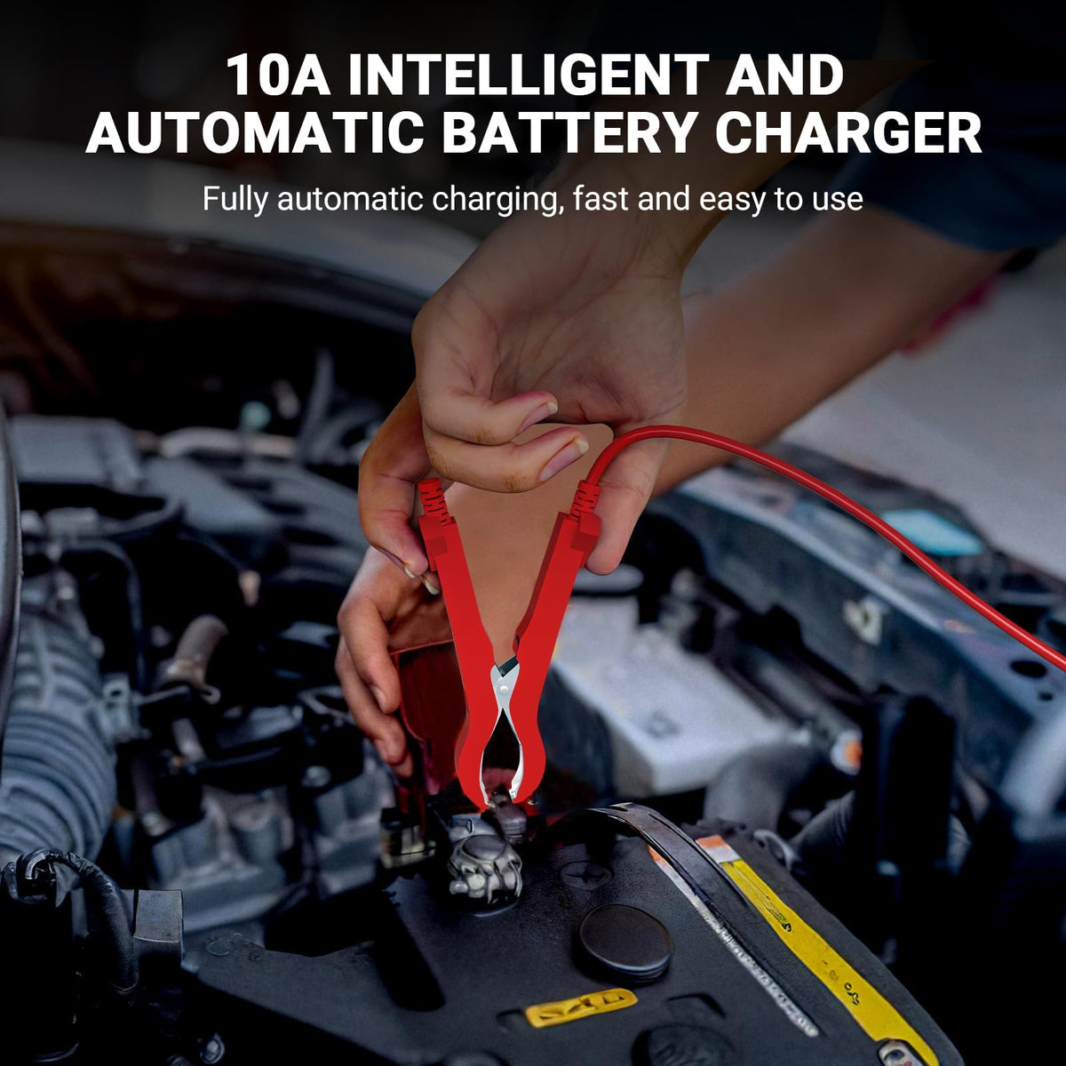 Automatic Car Battery Charger, Maintainer & Trickle Charger