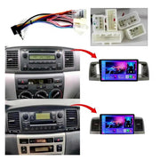 Majolaory Android 15 2-DIN Car Stereo with CarPlay for Toyota Corolla