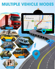 7-Inch GPS Navigator with Voice Guidance & Safety Alerts