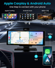 IIWEY iK7 10" Wireless CarPlay Screen with 4K Dash Cam