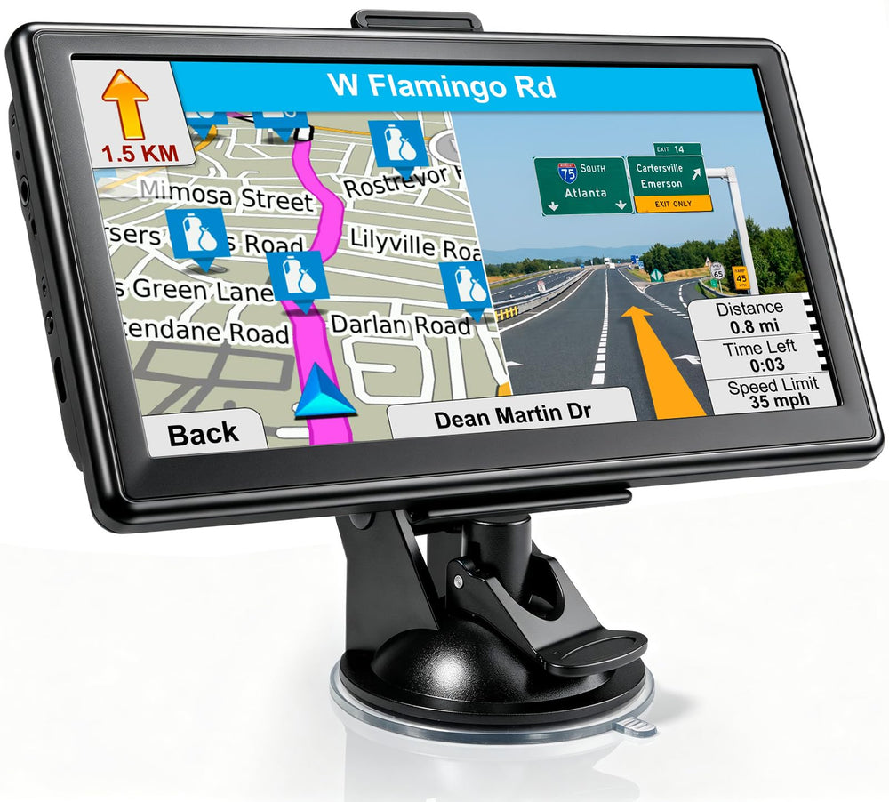 7-Inch GPS Navigator with HD Touchscreen & Voice Guidance