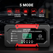 Automatic Car Battery Charger, Maintainer & Trickle Charger