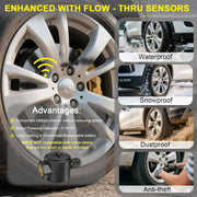 4.5" Solar TPMS for RVs & Trailers with Flow-Through Sensors