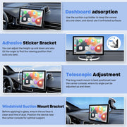 9" Wireless CarPlay Screen with OTA Update & Backup Camera