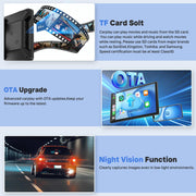 9" Wireless CarPlay Screen with OTA Update & Backup Camera