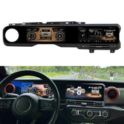 Dual-Screen Android Radio & Digital Instrument Cluster for Jeep Wrangler JL
