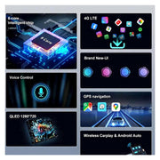 Majolaory Android 15 2-DIN Car Stereo with CarPlay for Toyota Corolla