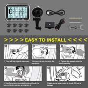 4.5" Solar TPMS for RVs & Trailers with Flow-Through Sensors