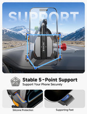 MAGIC JOHN 360° Rotating Suction Car Phone Mount
