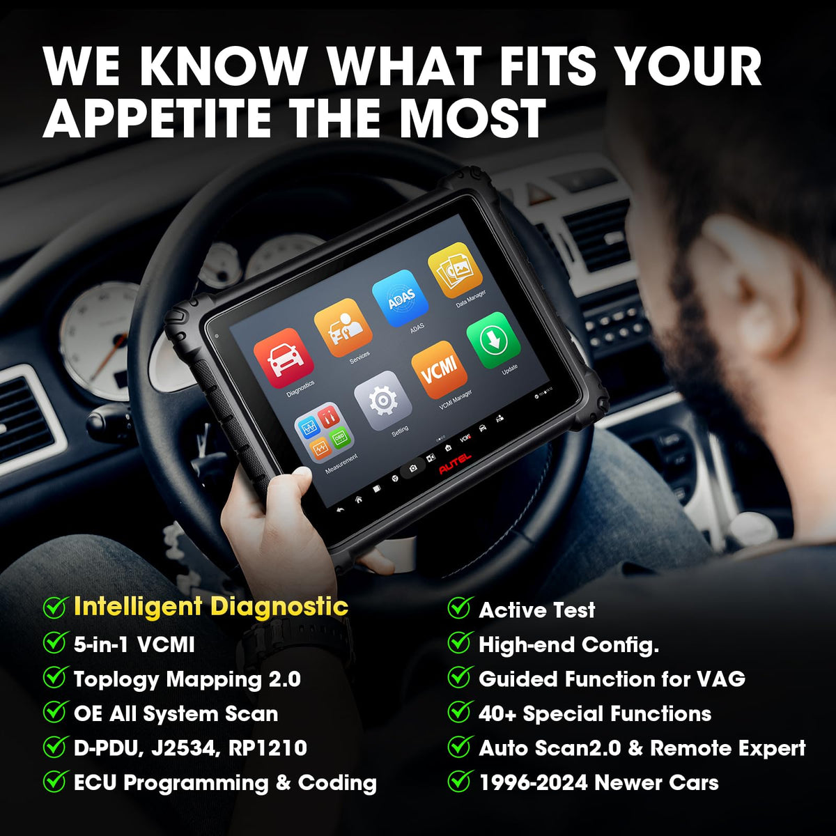Autel MaxiSys MS919 Automotive Diagnostic Scanner with VCMI