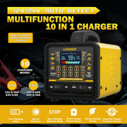 20A 12V/24V Smart Car Battery Charger & Automatic Maintainer