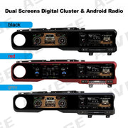 Dual-Screen Android Radio & Digital Instrument Cluster for Jeep Wrangler JL