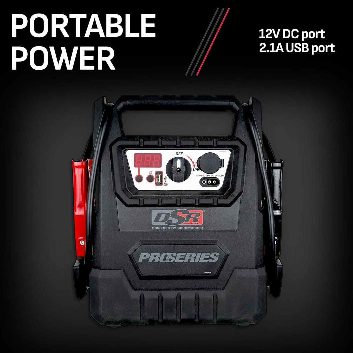 ProSeries Heavy-Duty Portable Car Battery Jump Starter