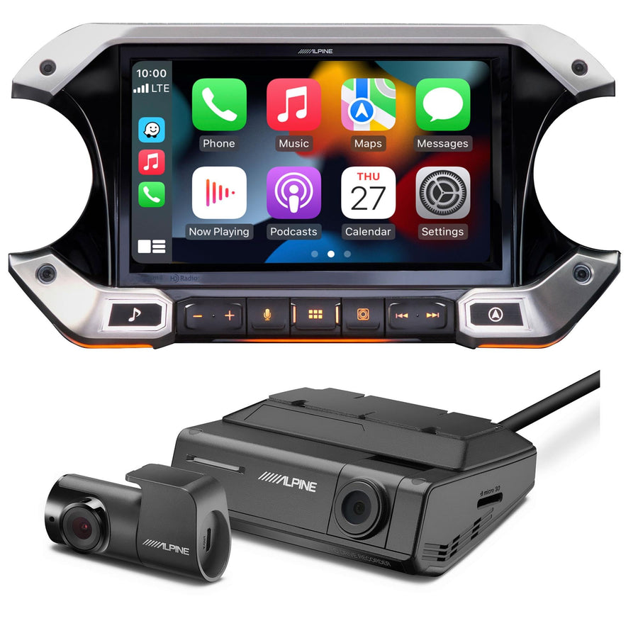 Alpine i509-WRA-JL 9" Wrangler Receiver & Dash Cam Bundle