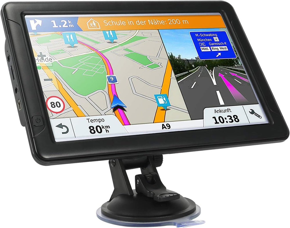 9-Inch GPS Navigator for Cars, Trucks & RVs with 2026 Maps