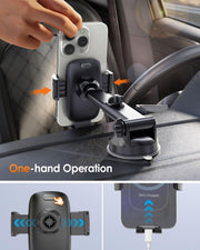 Pop-Tech Military-Grade Suction Car Phone Mount