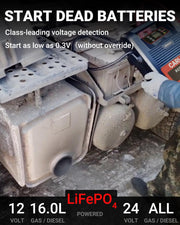 18000A Heavy-Duty 12V/24V Car Battery Jump Starter