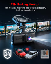 REDTIGER 4K STARVIS 2 Dash Cam Front & Rear with 5GHz WiFi