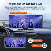 11.5" Portable CarPlay Screen with 4K Dash Cam & GPS