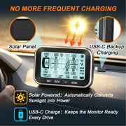 4.5" Solar TPMS for RVs & Trailers with Flow-Through Sensors