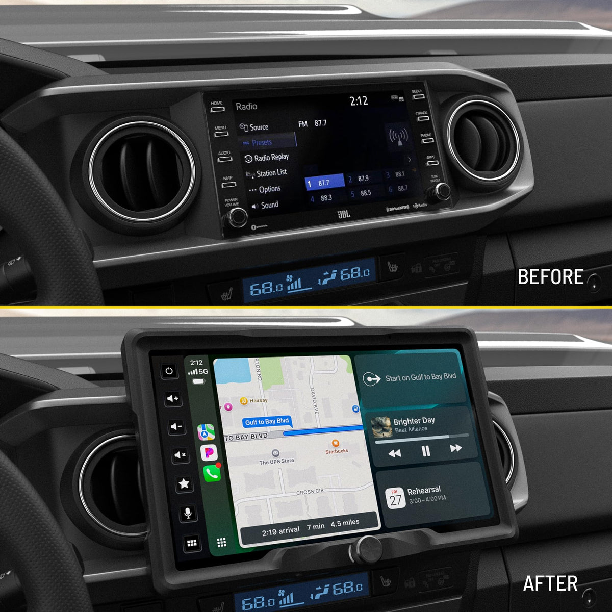 Stinger HORIZON12 12.8" Toyota Tacoma Touchscreen Stereo