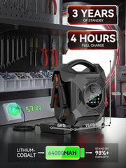 ODUKAKO Commercial Jump Starter Heavy Duty, 30000A Peak, Class 8