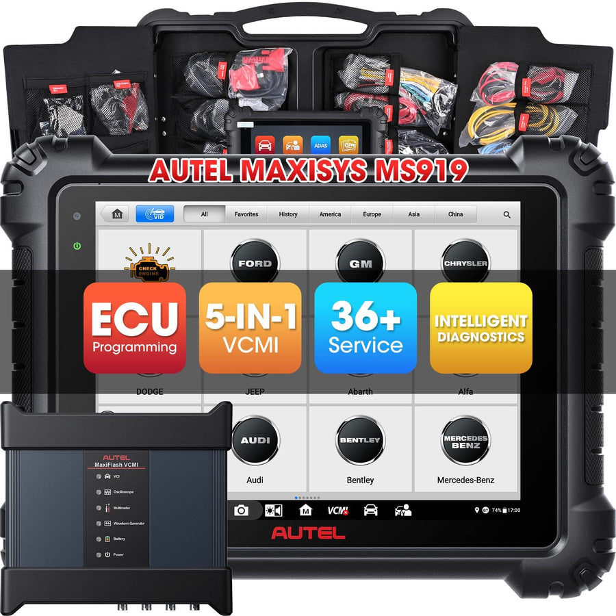 Autel MaxiSys MS919 Automotive Diagnostic Scanner with VCMI