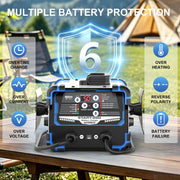 50A 12V/24V Smart Car Battery Charger & Maintainer
