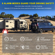 4.5" Solar TPMS for RVs & Trailers with Flow-Through Sensors