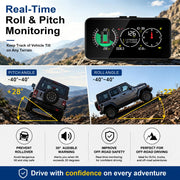 GPS Speedometer with Off-Road Inclinometer & HUD Display