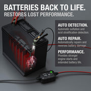 2A 6V/12V Smart Battery Charger for Lead-Acid & Lithium