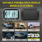 4.5" Solar TPMS for RVs & Trailers with Flow-Through Sensors